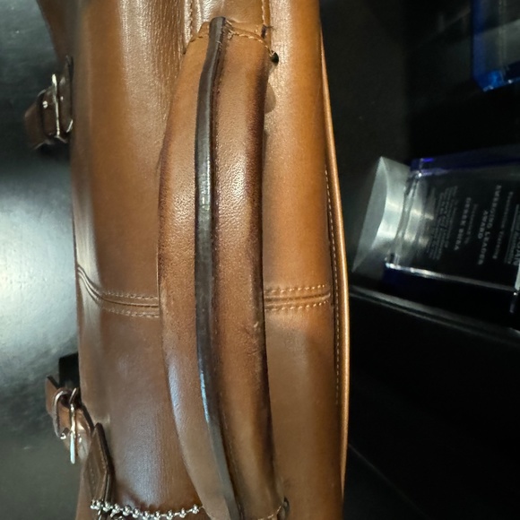 RARE Coach British Tan Portfolio Thompson Briefcase J0669-F06455 - Picture 5 of 16